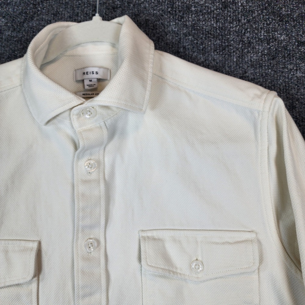 REISS Arlo Men Quiet Luxury Old Money Workwear Overshirt Shacket Size M